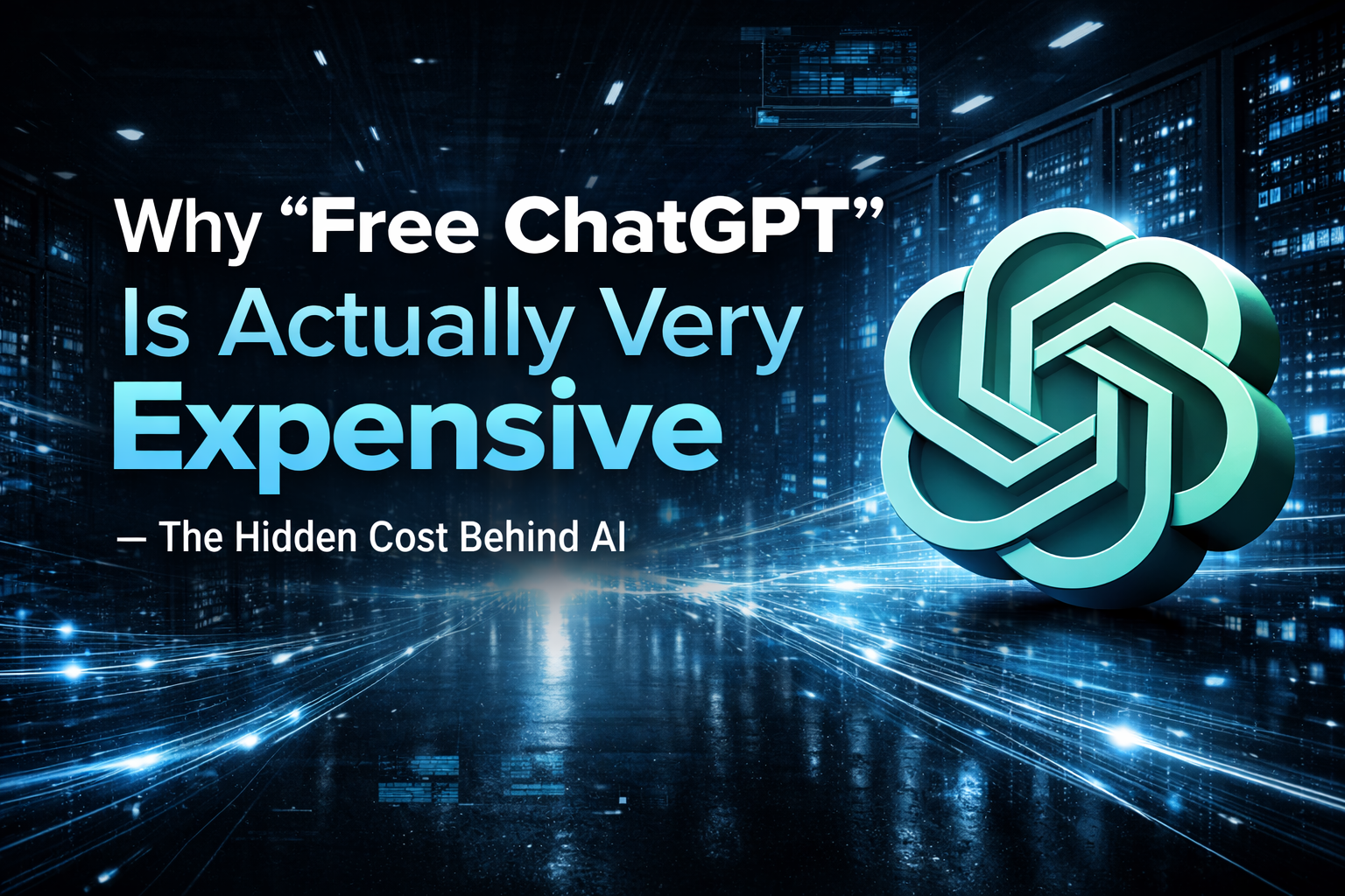 Why “Free ChatGPT” Is Actually Very Expensive — The Hidden Cost Behind AI